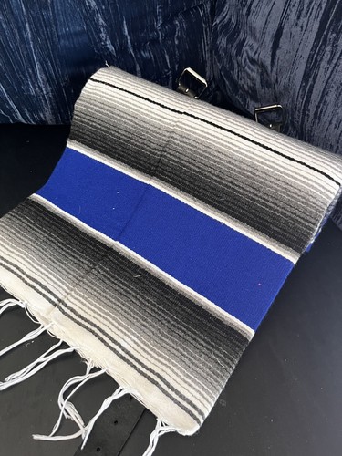 Navy blue saltillo stash roll - blue,